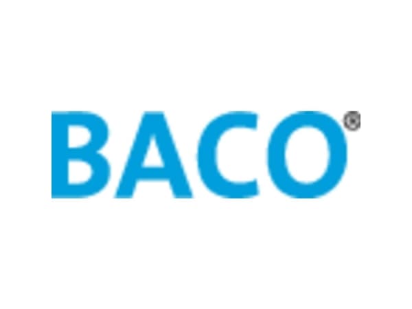 BACO L61QA22K Kaksoispainike Eturengas muovia, kromattu Vihreä 1 kpl
