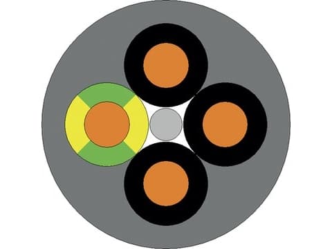 Lapp ÖLFLEX Classic 110, Lavspenningskabel, Grå, Polyvinylklorid (PVC), Polyvinylklorid (PVC), Kobber (Cu), 1 mm²