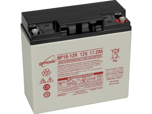 EnerSys Hawker Genesis Blybatteri 12 V 17.2 Ah Blyfleece (B x H x T) 181 x 167 x 76 mm M5 skruetilslutning, M6 skruetilslutning Vedligeholdelsesfri,