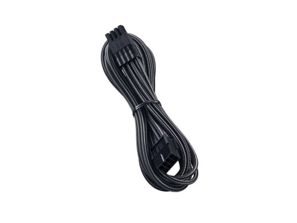 CableMod PRO ModMesh - Förlängningskabel för ström - 8-stifts PCIe-ström (hane) till 8-stifts PCIe-ström (hona) - 45 cm - formpressad - kol