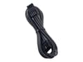 Miniatyrbild 1 av 3: CableMod PRO ModMesh - Förlängningskabel för ström - 8-stifts PCIe-ström (hane) till 8-stifts PCIe-ström (hona) - 45 cm - formpressad - kol