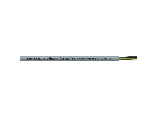 LAPP H05VV-F Styreledning 7 G 0.75 mm² Grå 11011-100 100 m