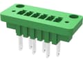 Miniatyrbild 1 av 2: Degson Tilslutningskabinet-kabel 15CDGV Samlet antal poler 6 Rastermål: 3.81 mm 15CDGV-3.81-06P-14-00AH-1 1 stk