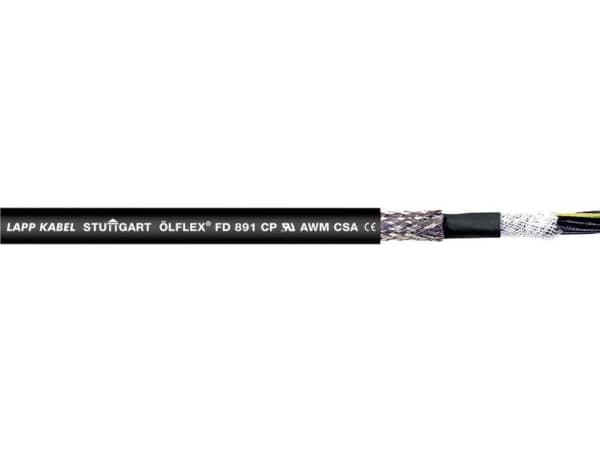 Lapp ÖLFLEX FD 891 CY, 50 m, lajittelu, Kobber, PVC, 68,6 kg/km, 155 kg/km