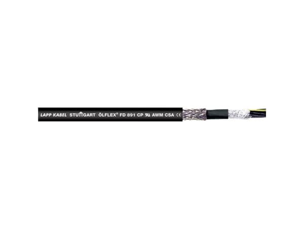 Lapp ÖLFLEX FD 891 CY, 50 m, lajittelu, Kobber, PVC, 68,6 kg/km, 155 kg/km
