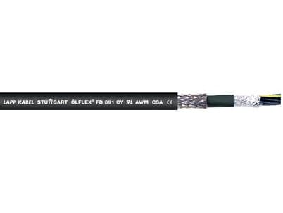 Lapp ÖLFLEX FD 891 CY, 50 m, lajittelu, Kobber, PVC, 68,6 kg/km, 155 kg/km