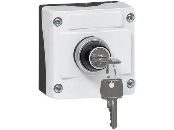 BACO 100516-BK LBX12610 Kaapissa oleva avainkytkin Musta, harmaa Avaimen vapautus 1 kpl