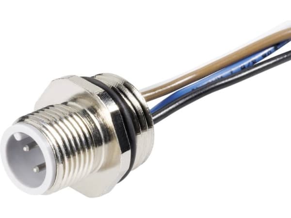 Hirschmann 932 916-206-1 Sensor-, aktuator-stik, M12 Stik, indbygning 1 stk
