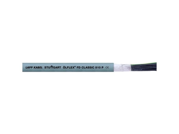LAPP 26320-500 Vetokaapeli ÖLFLEX® CLASSIC FD 810 P 3 G 0,75 mm² Harmaa 500 m