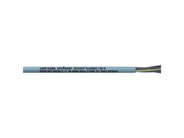 Lapp ÖLFLEX 1123003, 500 m, Grå, 19,2 kg/km, 55 kg/km, 4000 V, 0,5 mm²