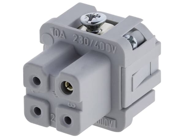 Amphenol C146 10b003 002 4-1 Socket Insert Heavy|Mate® C146 Total Poles 3