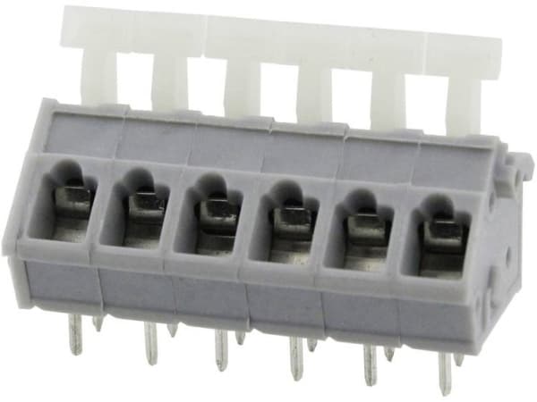 Degson DG243-5.0-10P-11-00AH Fjederkraftsklemmeblok 3.31 mm² Poltal 10 Grå 1 stk
