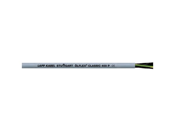 Lapp ÖLFLEX CLASSIC 400 P, Kabel för medelhög spänning, Grå, Polyvinylklorid (PVC), Halvstyv PVC (SR-PVC), Koppar, 0.75 mm ²