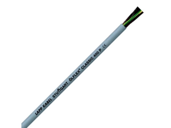 Lapp ÖLFLEX CLASSIC 400 P, Kabel för medelhög spänning, Grå, Polyvinylklorid (PVC), Halvstyv PVC (SR-PVC), Koppar, 0.75 mm ²