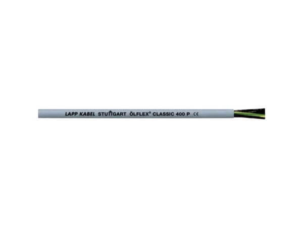 Lapp ÖLFLEX CLASSIC 400 P, Kabel för medelhög spänning, Grå, Polyvinylklorid (PVC), Halvstyv PVC (SR-PVC), Koppar, 0.5 mm ²