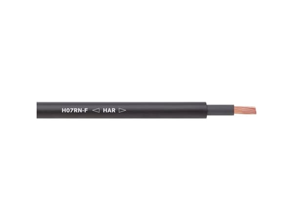 LAPP 1600194-100 Tilslutningskabel H07RN-F 1 x 10 mm² Sort 100 m