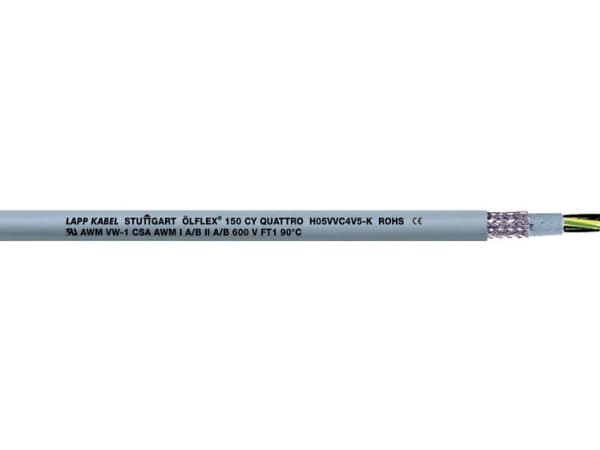 LAPP ÖLFLEX® 150 CY Styreledning 2 x 1 mm² Grå 15702-75 75 m