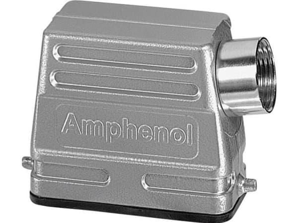 Amphenol C146 10G010 500 4-1 Cylinderhus Låg konstruktion, kabeluttag på sidan 1 st