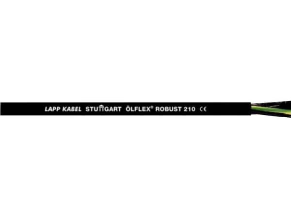 LAPP ÖLFLEX® ROBUST 210 Styrkabel 4 x 0,75 mm² Svart 21901-100 100 m