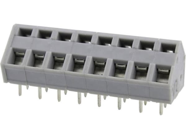 Degson Dg245-5.0-12p-11-00ah Spring Terminal Block 3.31 Mm² Number Of Pins 12 Gray 1 Pcs
