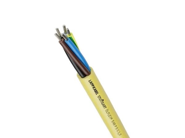 LAPP 12467-50 Tilslutningskabel ÖLFLEX® 540 P 2 x 2,50 mm² Gul 50 m