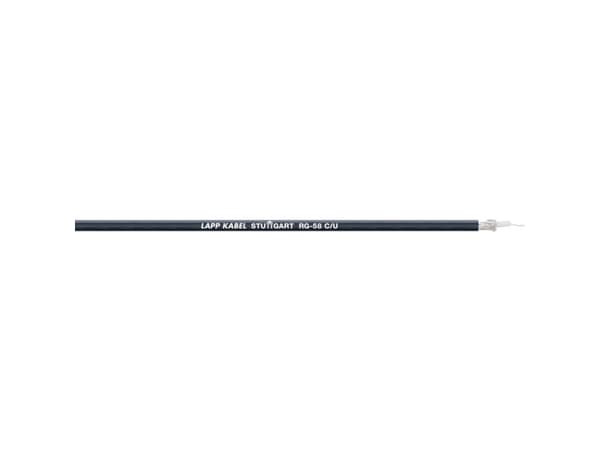LAPP 2170000-500 Koaxialkabel Ytterdiameter: 4,95 mm RG58 C/U 50 Ω Svart 500 m