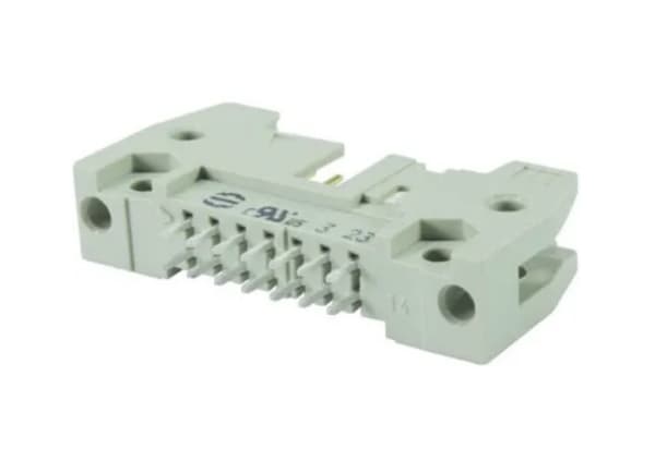 Harting 09 18 534 6914 Johdinliitin PCB 34-nastainen M harmaa (09 18 534 6914-1)