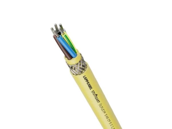 LAPP 127553-50 Tilslutningskabel ÖLFLEX 540 CP 5 G 0,75 mm² Gul 50 m