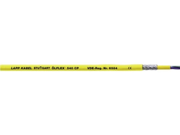 LAPP 127553-50 Tilslutningskabel ÖLFLEX 540 CP 5 G 0,75 mm² Gul 50 m