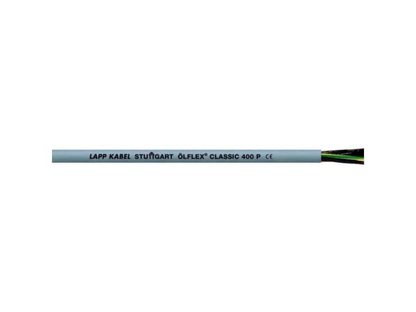 Lapp ÖLFLEX CLASSIC 400 P, Kabel för medelhög spänning, Grå, Polyvinylklorid (PVC), Halvstyv PVC (SR-PVC), Koppar, 0.5 mm ²