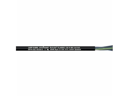 LAPP ÖLFLEX® CLASSIC 130 H BK Styreledning 7 G 1 mm² Sort 1123414-50 50 m