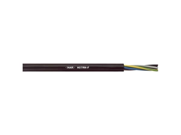 Lapp H07RN-F, 100 m, Sort, 57,6 kg/km, 200 kg/km, 2500 V, 1,5 mm²