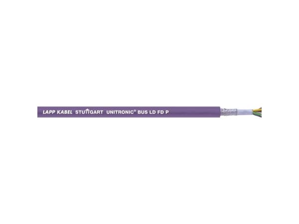 LAPP 2170813-500 Väyläkaapeli UNITRONIC® BUS 1 x 2 x 0,25 mm² Violet 500 m