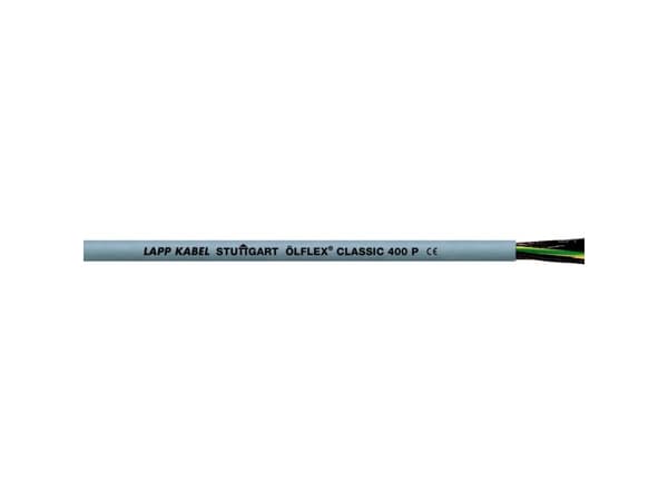 Lapp ÖLFLEX CLASSIC 400 P, Kabel för medelhög spänning, Grå, Polyvinylklorid (PVC), Halvstyv PVC (SR-PVC), Koppar, 0.75 mm ²