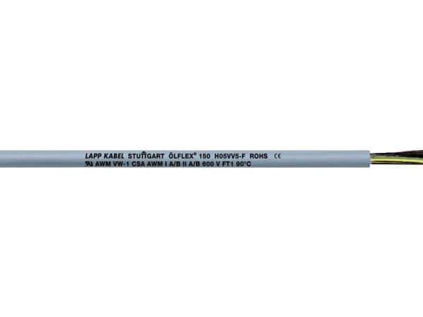 LAPP ÖLFLEX® 150 Styreledning 5 G 0,50 mm² Grå 15005-150 150 m