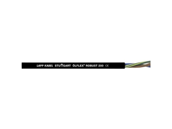 LAPP ÖLFLEX® ROBUST 200 Ohjauskaapeli 4 G 1 mm² Musta 21802-100 100 m