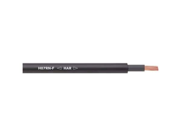 LAPP 1600118-50 Anslutningskabel H07RN-F 3 G 2,50 mm² Svart 50 m