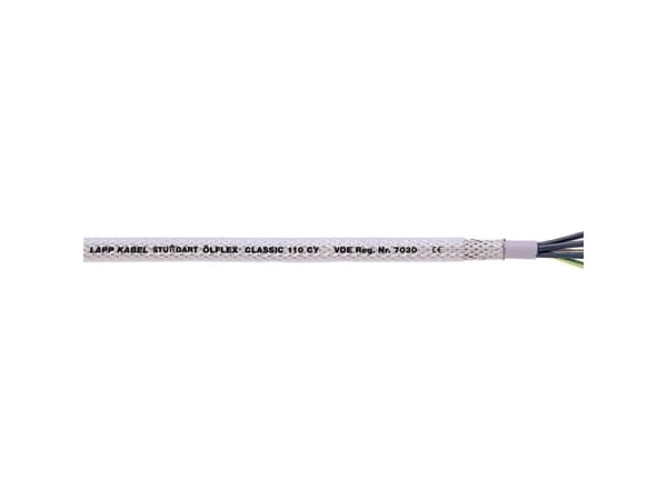 Lapp ÖLFLEX 1135107, 100 m, Kopper, Gjennomsiktig, Hvit, Fortinnet kobber, PVC, 102 kg/km