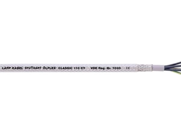 Lapp ÖLFLEX 1135107, 100 m, Kopper, Gjennomsiktig, Hvit, Fortinnet kobber, PVC, 102 kg/km