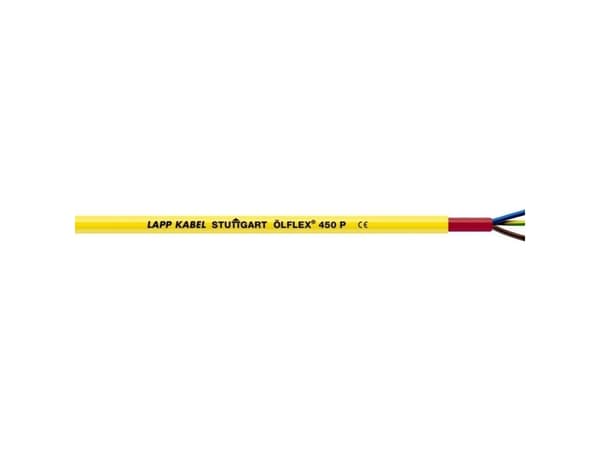 LAPP 122043-100 Tilslutningskabel ÖLFLEX® 450 P 5 x 1.5 mm² Gul 100 m
