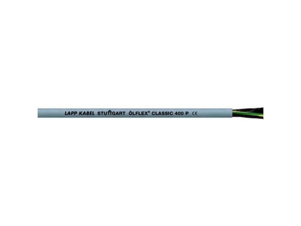 Lapp ÖLFLEX CLASSIC 400 P, Kabel för medelhög spänning, Grå, Polyvinylklorid (PVC), Halvstyv PVC (SR-PVC), Koppar, 0.75 mm ²
