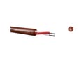 Miniatyrbild 2 av 2: Sensocord®-T 2x0,22qmm, redbrown, temperature resistant 244022200 Kabeltronik