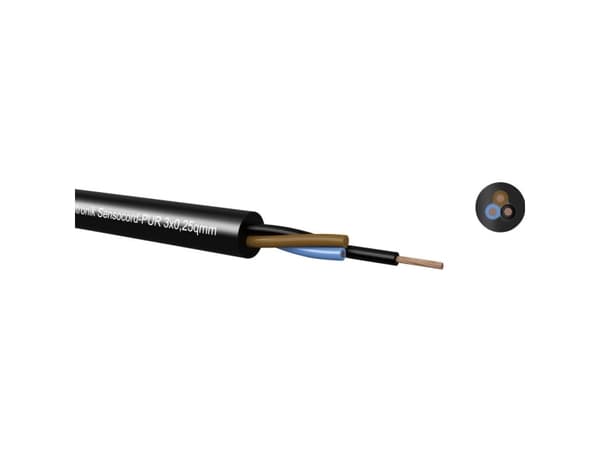 Sensocord®-PUR 4x0,34qmm, sensor cable 2454P3409 Kabeltronik