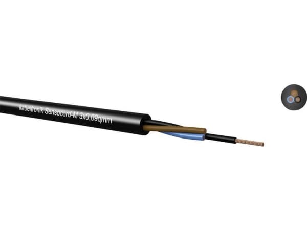 Sensocord®-M 5x0,09qmm, Miniature-Sensor cable 246500909 Kabeltronik