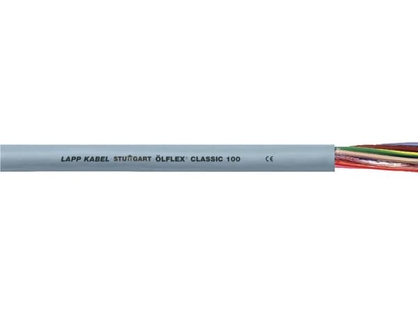 LAPP ÖLFLEX® CLASSIC 100 Styreledning 4 x 0,75 mm² Grå 101264-100 100 m 100 m
