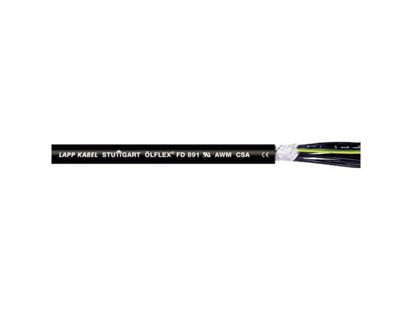 LAPP 1026104-100 Slæbekædekabel ÖLFLEX® FD 891 4 G 0.75 mm² Sort 100 m