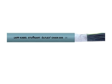 Patch ÖLFLEX CHAIN 809, 100 m, harmaa, PVC, 130 kg/km, 259 kg/km, 300 V