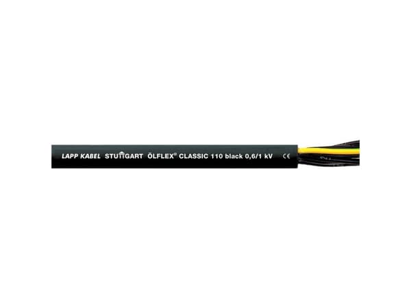 LAPP ÖLFLEX® CLASSIC BLACK 110 Styreledning 4 x 1 mm² Sort 1120270-100 100 m 100 m