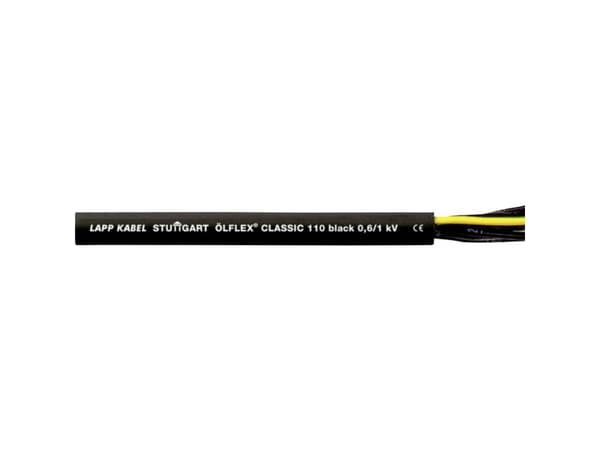 LAPP ÖLFLEX® CLASSIC BLACK 110 Styreledning 4 x 1 mm² Sort 1120270-100 100 m 100 m