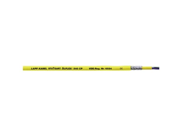 LAPP 12758-100 Tilslutningskabel ÖLFLEX 540 CP 3 x 1 mm² Gul 100 m